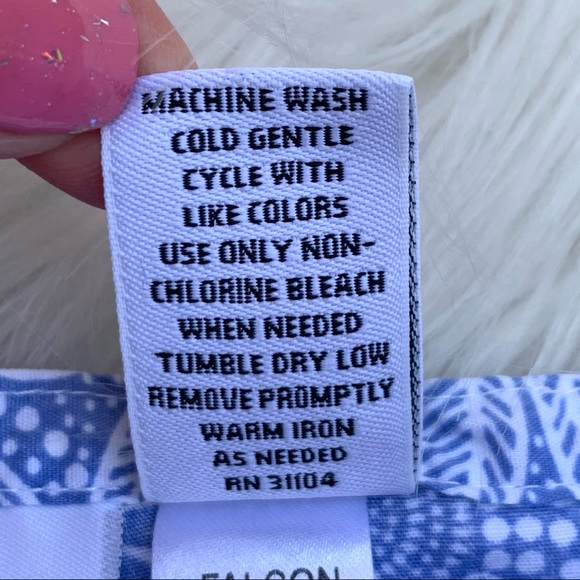 Kim Rogers Floral Mini Skirt Blue Skort 8 - Picture 3 of 10